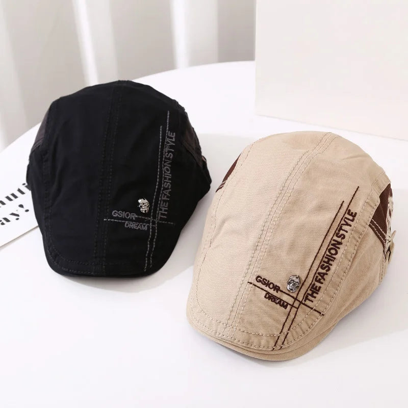 Summer Outdoor Cotton Berets Caps Newsboy Hats