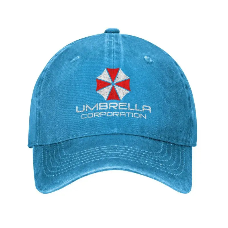 Umbrella Corporation Baseball Cap Men Women Baseball Caps Retro Distressed Denim Snapback