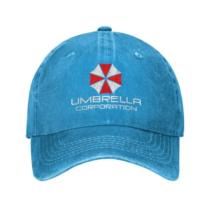 Umbrella Corporation Baseball Cap Men Women Baseball Caps Retro Distressed Denim Snapback