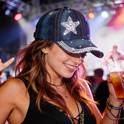 Women's Washed Distressed Baseball Cap