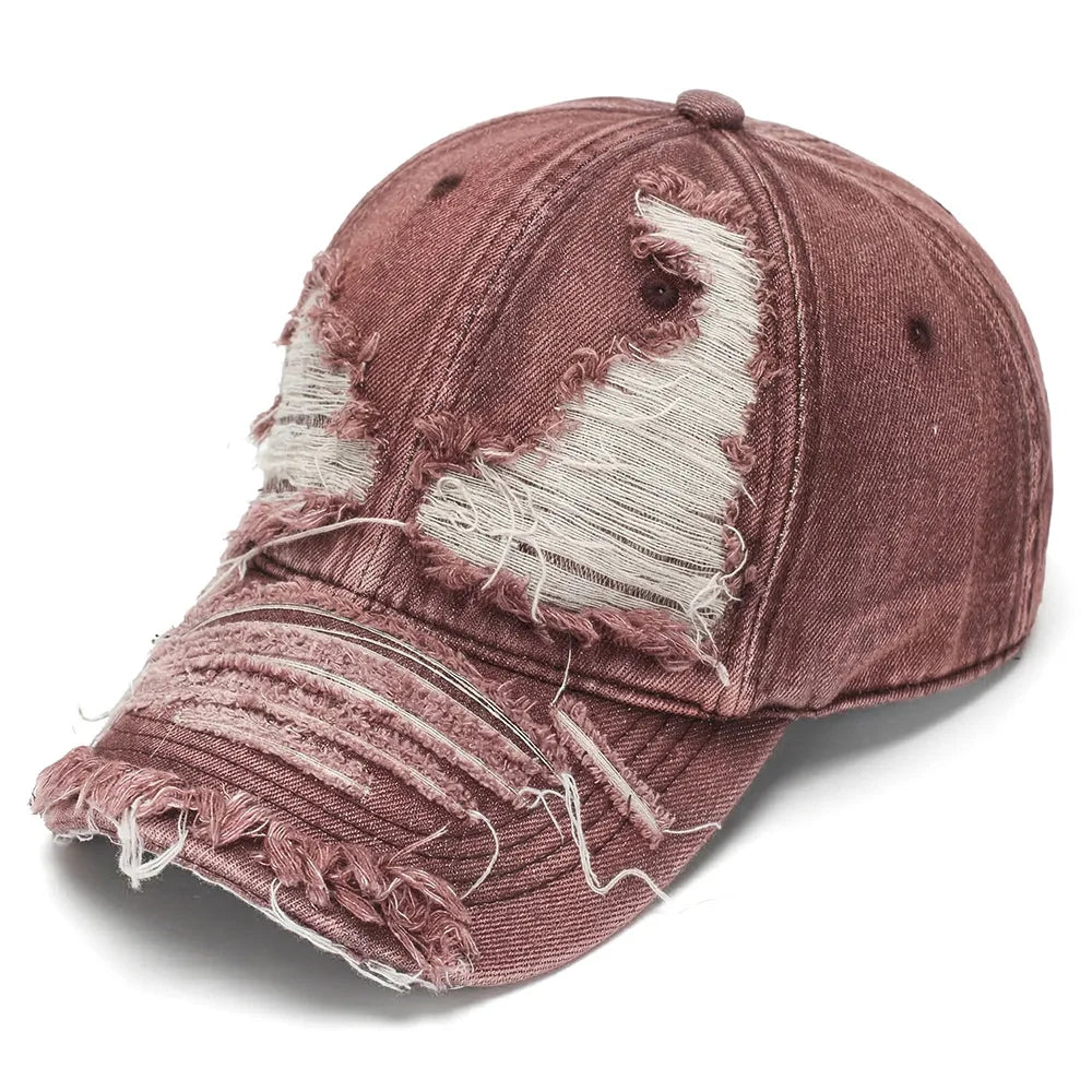American-Style Retro Denim Baseball Cap