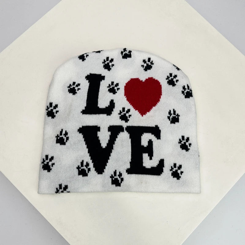 New Unisex Design Sense Love Letter Knitted Hats
