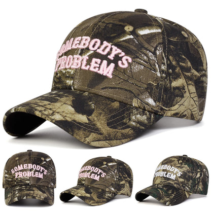 Unisex Somebody's Problem Embroidery Baseball Caps Spring Autumn