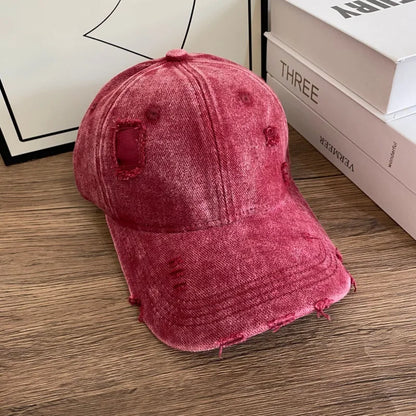 Denim Baseball Cap For Women And Men Vintage Caps