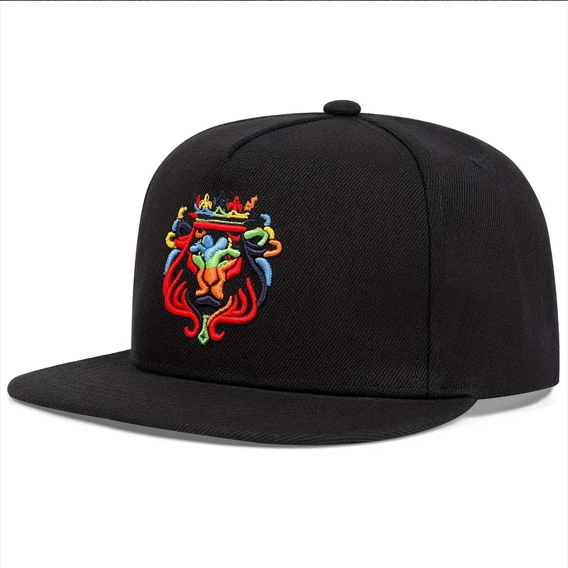Men Women Lion Embroidered Baseball Cap Summer
