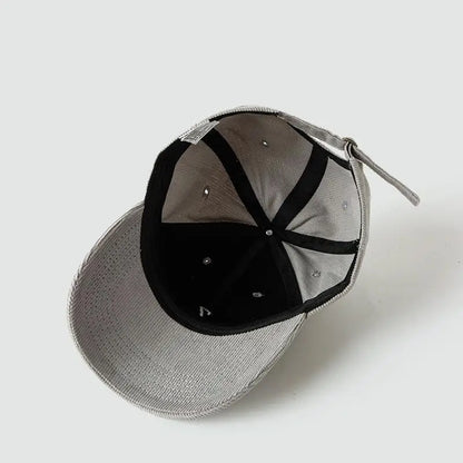 Winter 60-65cm Large Size Corduroy Baseball Cap For Men Women