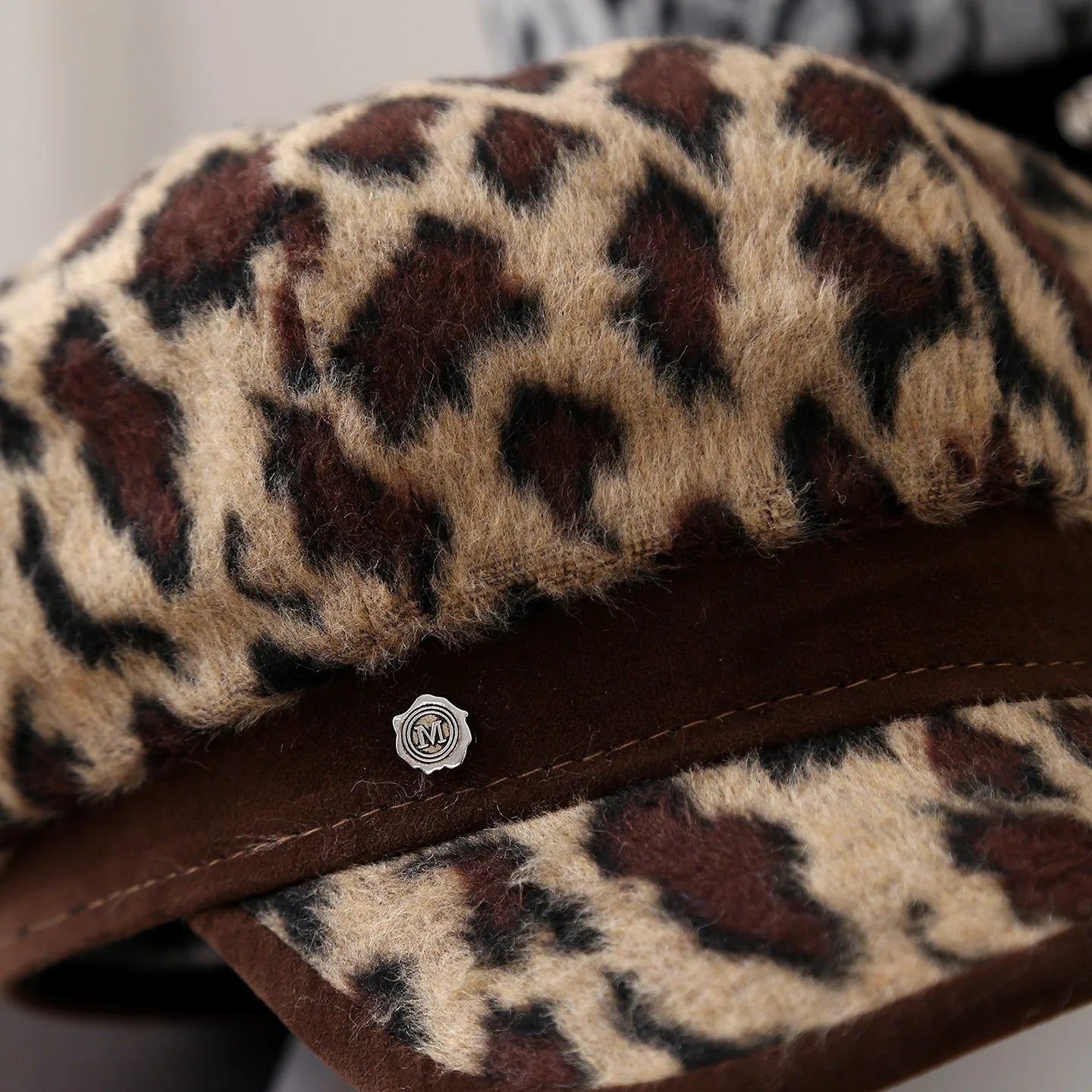 Vintage Octagonal Beret Hat For Women
