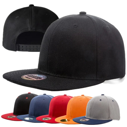 Fashion Unisex Baseball Cap Men Women Hip-Hop Flat-Brimmed Cap
