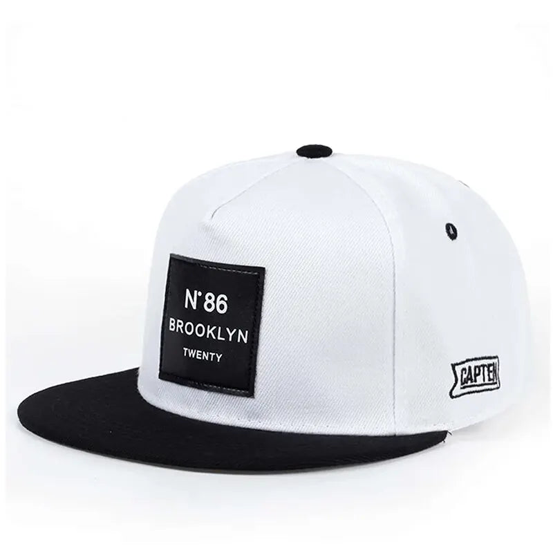 New Fashion N86 BROOKLYN Patch Snapback Hat Adjustable Cotton Tide Hip Hop Outdoor Sport Baseball Cap