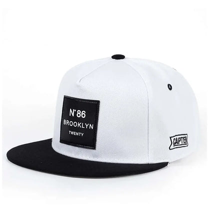 New Fashion N86 BROOKLYN Patch Snapback Hat Adjustable Cotton Tide Hip Hop Outdoor Sport Baseball Cap