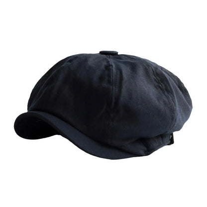 British Style Newsboy Cap Men Cotton Ascot Cap Dad Vintage New Brand Spring Flat Cap