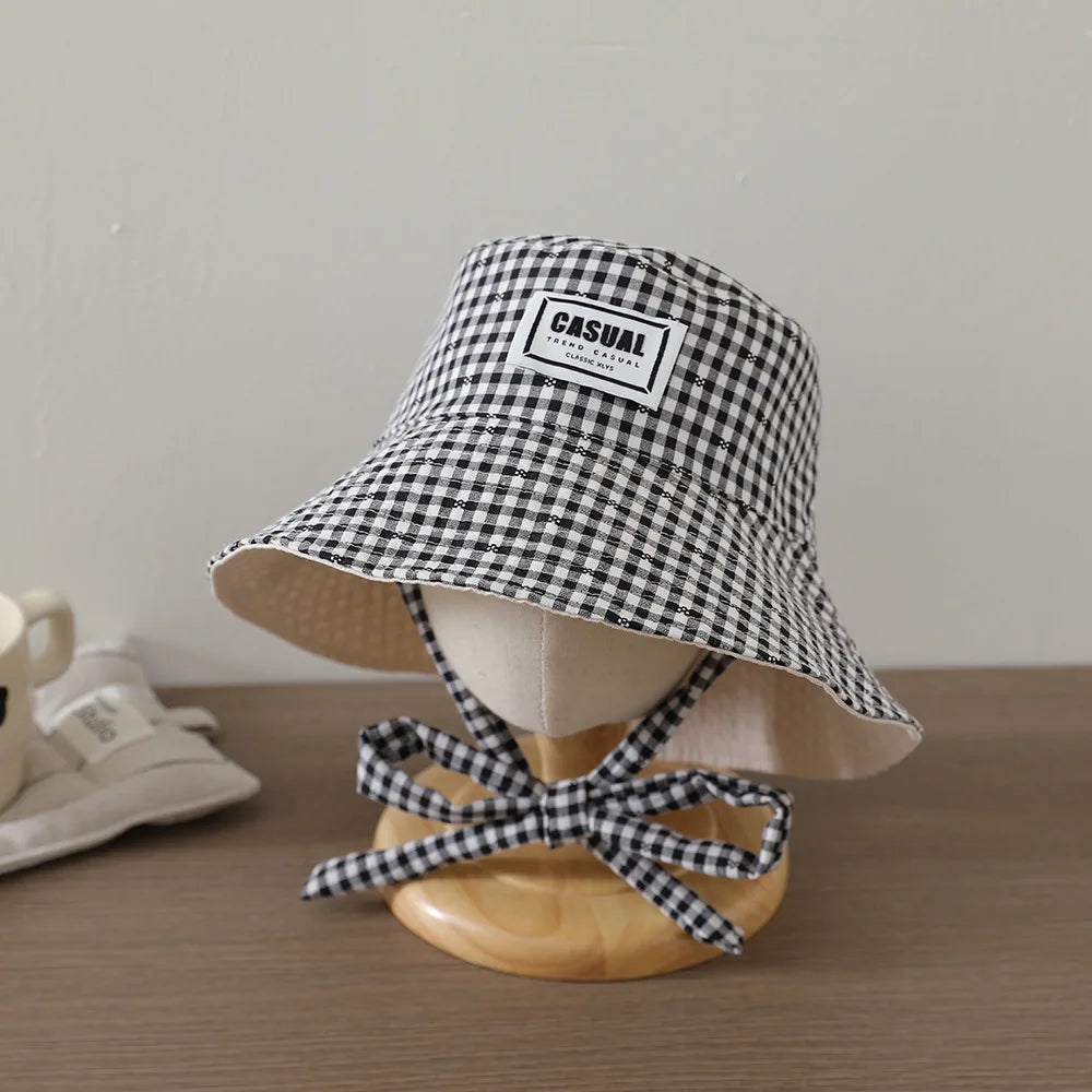 Girl Sweety Fashion Sun Hat 52CM 2-6 Years Boys Outdoor Kids Summer Bucket Cap Children Hats