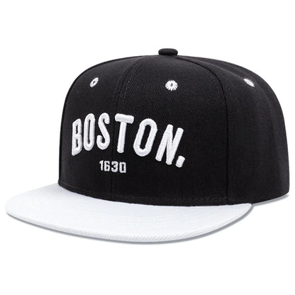 Flat Edge Hat Boston 1630 Street Hip Hop Hat