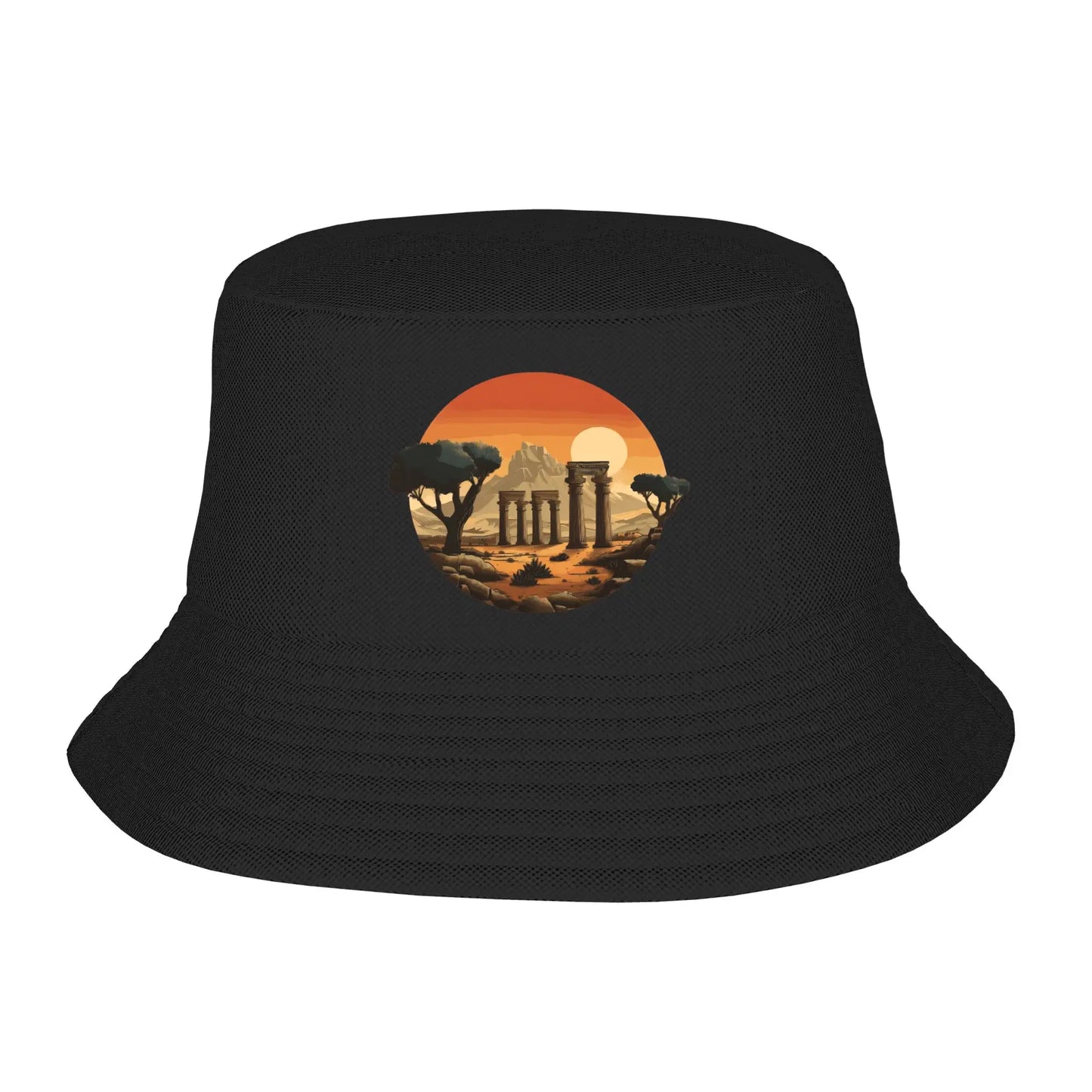 Iran Country Badge Iran Flag Bucket Hat  Street Style Fisherman Caps For Men Women Funny