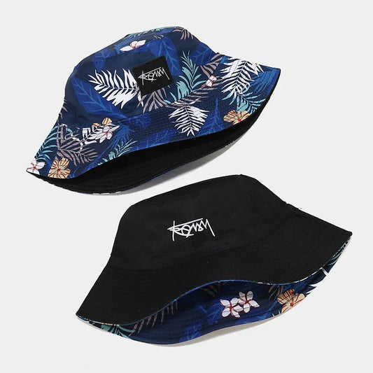 Fashion Print Wide Brim Bucket Hat For Women Men