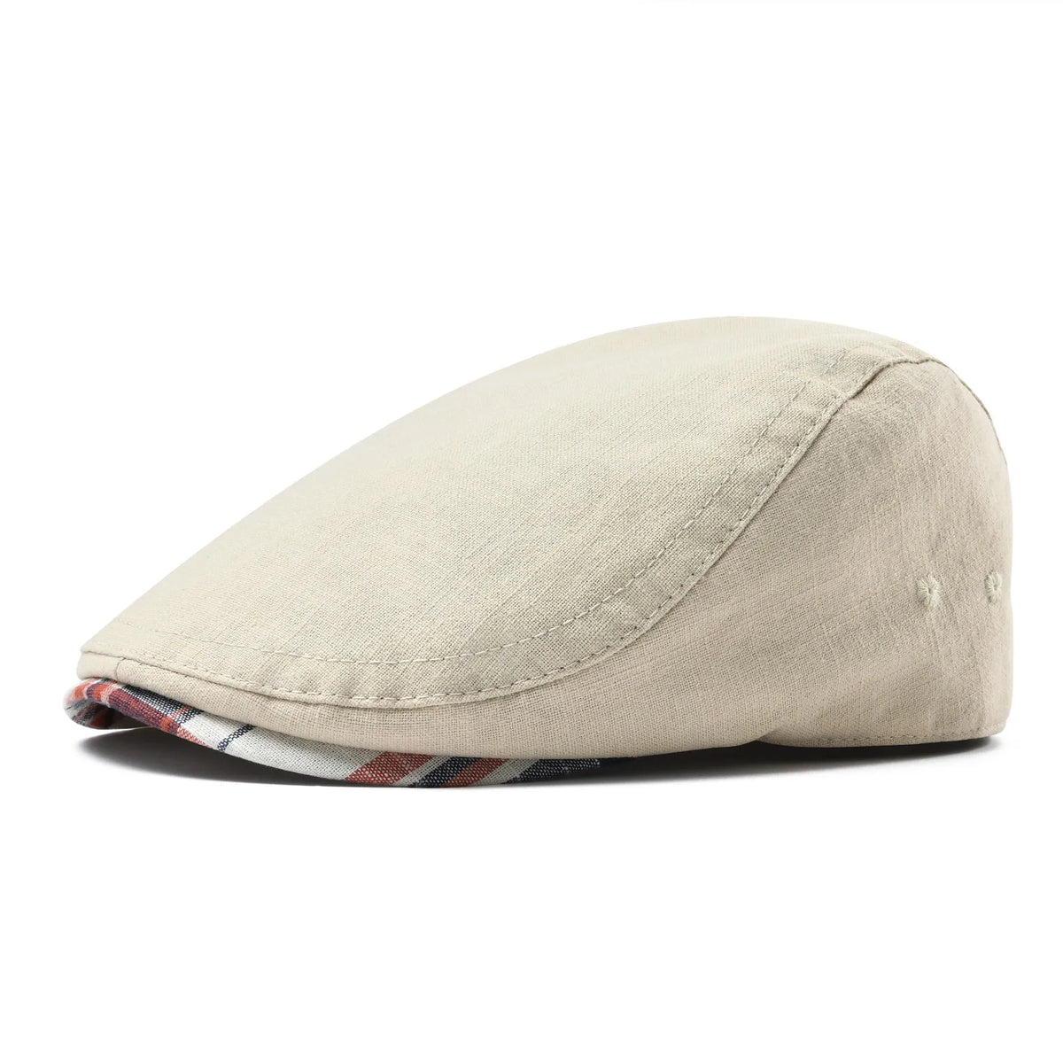 Men's 100% Linen Flat Ivy Gatsby Newsboy Hat