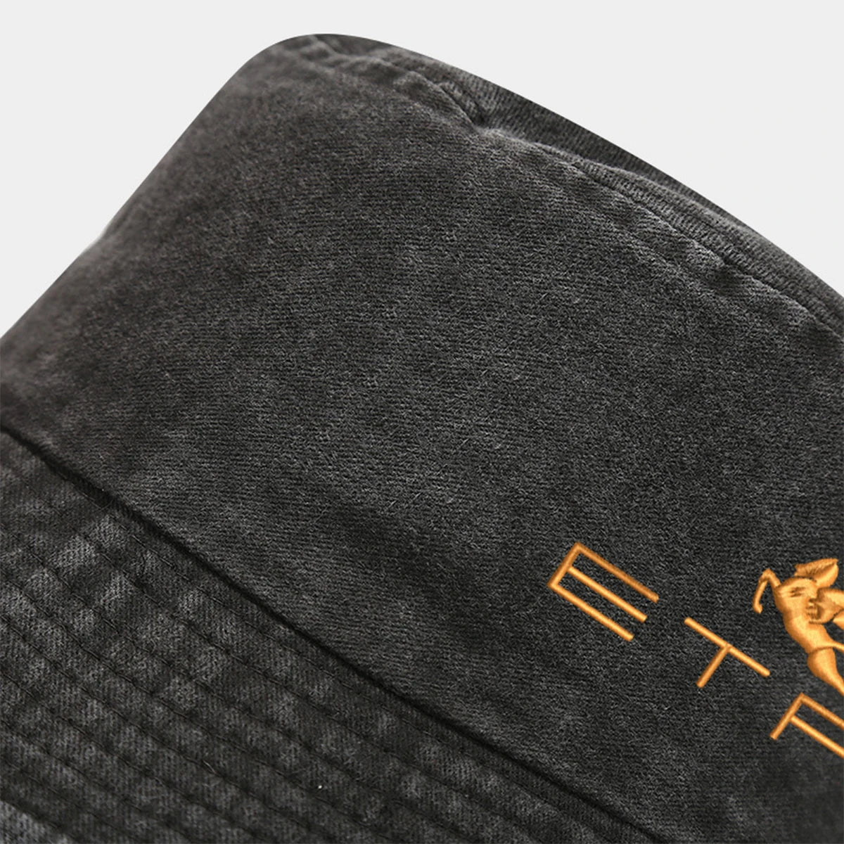 Retro Sunshade Embroidered Fisherman Hat