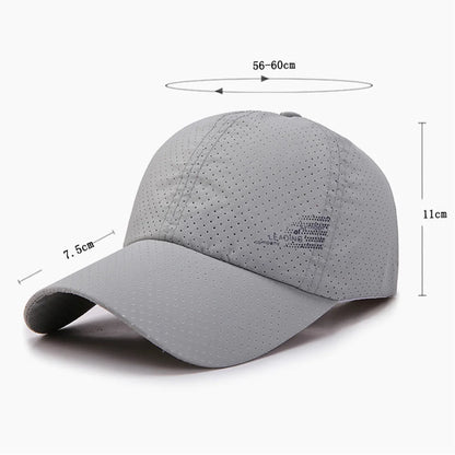 Summer Outdoor Sun Hats Quick Dry Women Men Golf Fishing  Adjustable Unisex Baseball Cap