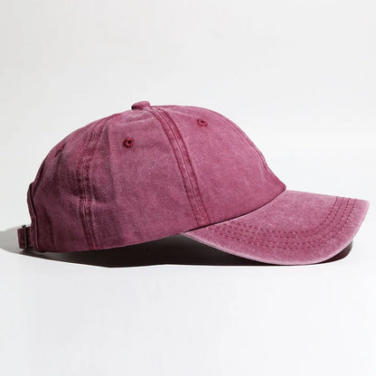 Solid Color Ponytail Baseball Cap for Spring and Summer Women's Outdoor Sports Sun Hat