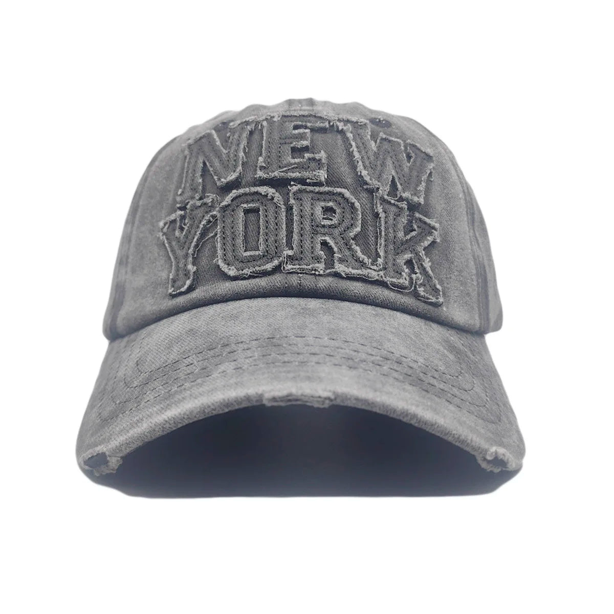 New York Washed Cotton Cap For Adult Men Women Summer Baseball Caps