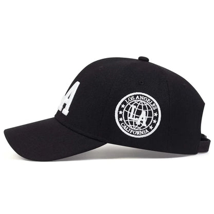 Fashion Cotton LA Embroidery Baseball Caps Spring And Autumn Outdoor
