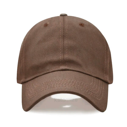 Custom Text Logo Embroidery Vintage Washed Cotton Baseball Cap