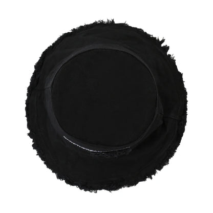 Solid Color Washed Distressed Fisherman Hat