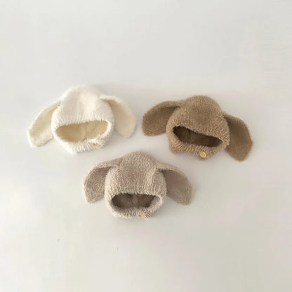 Winter Baby Earflap Hat Cute Rabbit Ear Plush Infant Boy Girl Cap