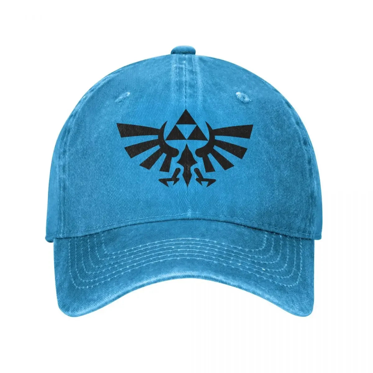 The  Of Logo Baseball Cap Vintage Distressed Denim