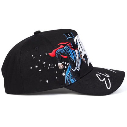 Unisex Gothic LA Magician Embroidery Baseball Caps Spring Autumn Sports Cap