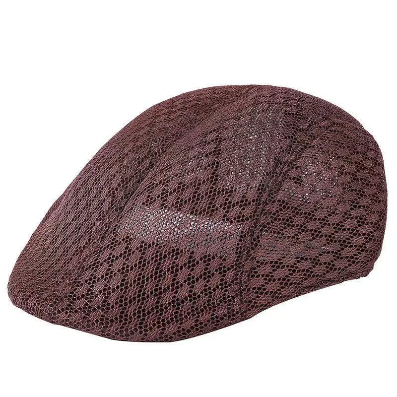 Spring Summer Men Mesh Beret Hats Breathable Berets Caps For Women Touring Cap