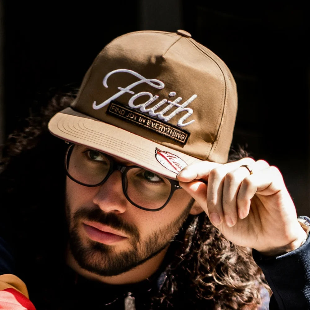Maden Vintage Embroidered Letter Baseball Cap Unisex Round Top Flat