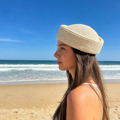 Retro Artistic Painter Breathable Straw Hat 2026 N