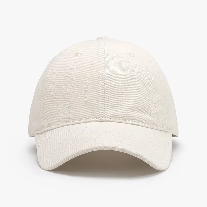 Spring Outdoor Washed Distressed Soft-Top Men's Baseball Cap