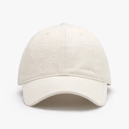 Spring Outdoor Washed Distressed Soft-Top Men's Baseball Cap