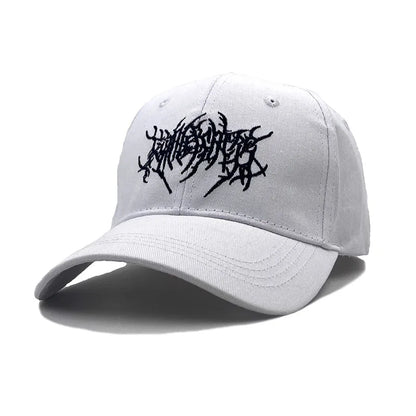Gothic Street Punk Frauen Baseball Cap Cotton Fashion Embroidery Outdoor