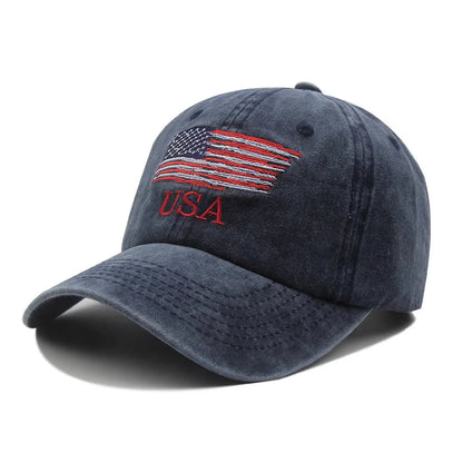 Fashionable American Flag Pattern Curved Brim Baseball Cap