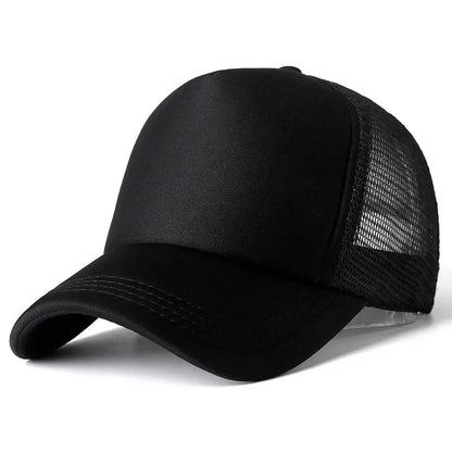 Unisex Cap Casual Plain Mesh Baseball Cap Adjustable