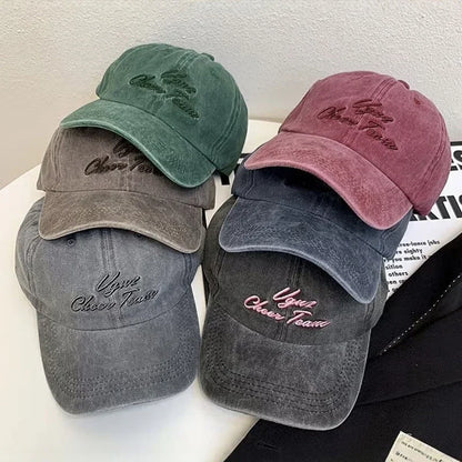 Retro Washed Cotton Baseball Caps