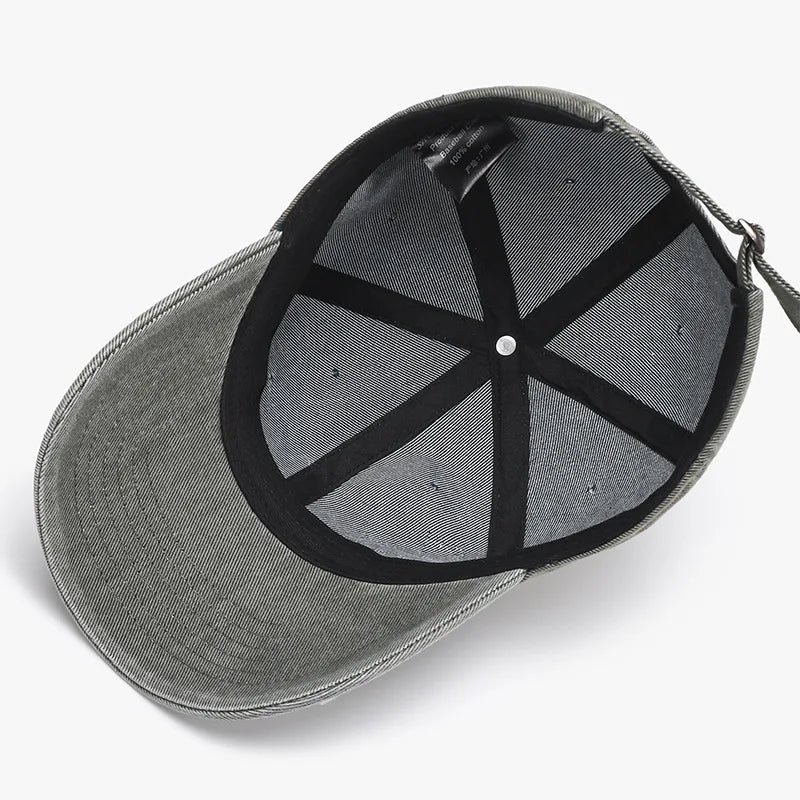 New Arrival Washed Ripped Solid Baseball Cap