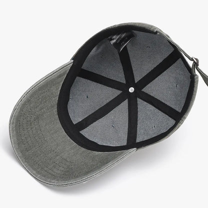 New Arrival Washed Ripped Solid Baseball Cap