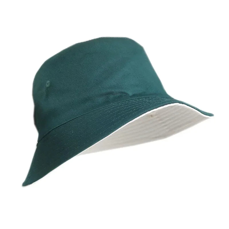 Bucket Hats Women Big Size Double-sided Fisherman Cap Summer Large Size Hip Hop