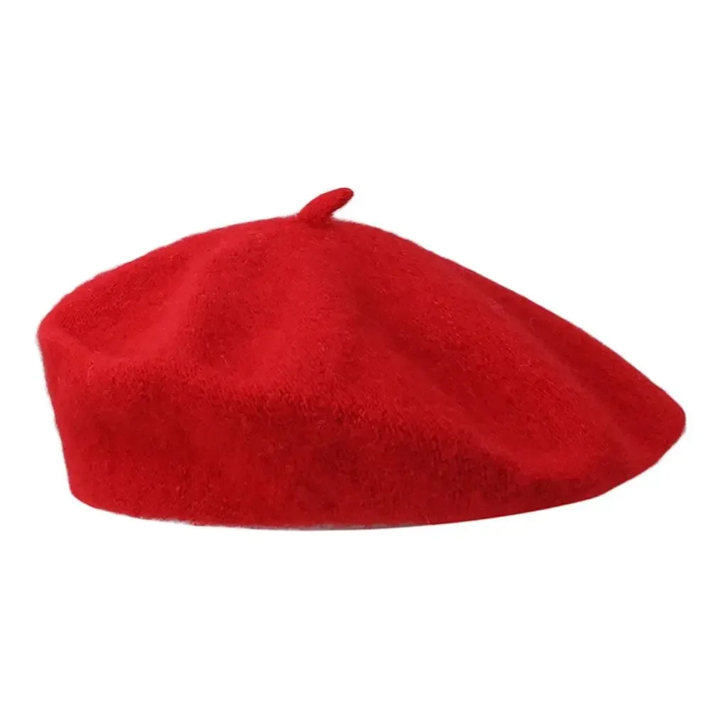 Berets Hat Autumn Winter Warm Wool Berets Hat