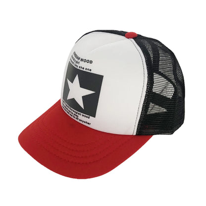 Fashion Baseball Cap Women Men Five Star Design
