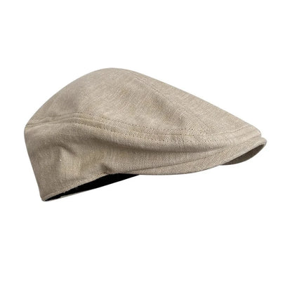 Spring Summer Linen Newsboy Cap