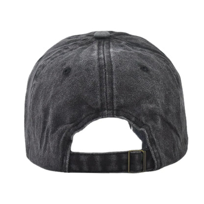 Unisex Cap U.S.ARMY Embroidery Vintage Leather Edging Baseball Cap Men Women