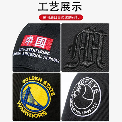 Patch Mesh Cap Men Trucker Hat Color Block Unisex Sun Protection Casual Sun Hat Manufacturer Wholesale