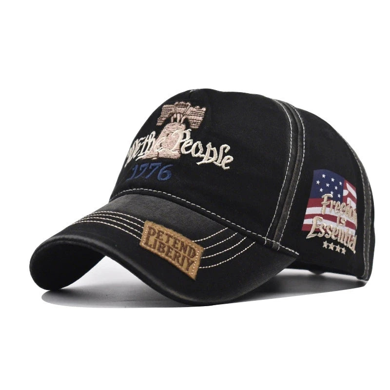 Men Women Cotton Embroidered Letter Printed Baseball Cap