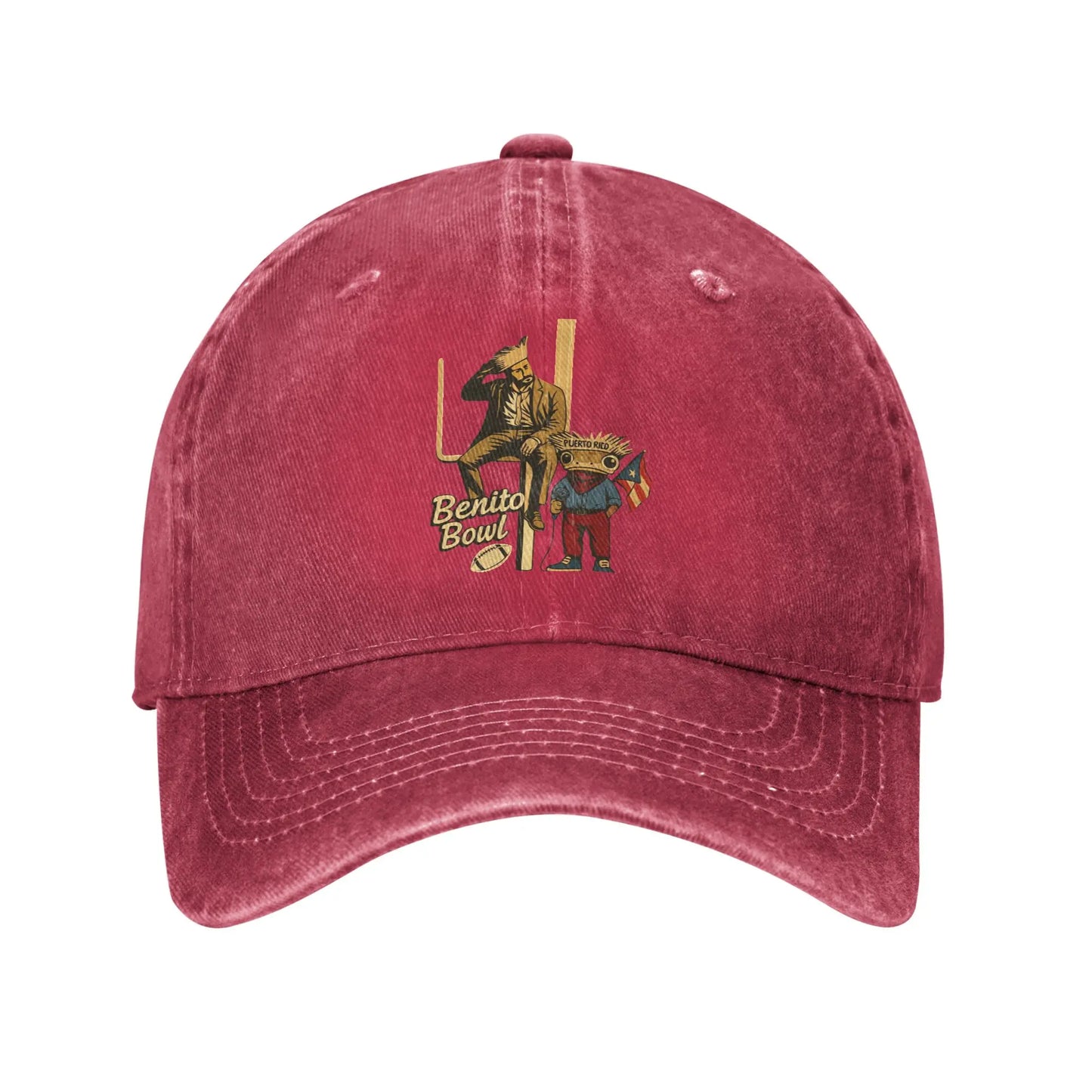 Bad Bunny Puerto Rican Flag Benito Bowl Sun Baseball Cap Women Men