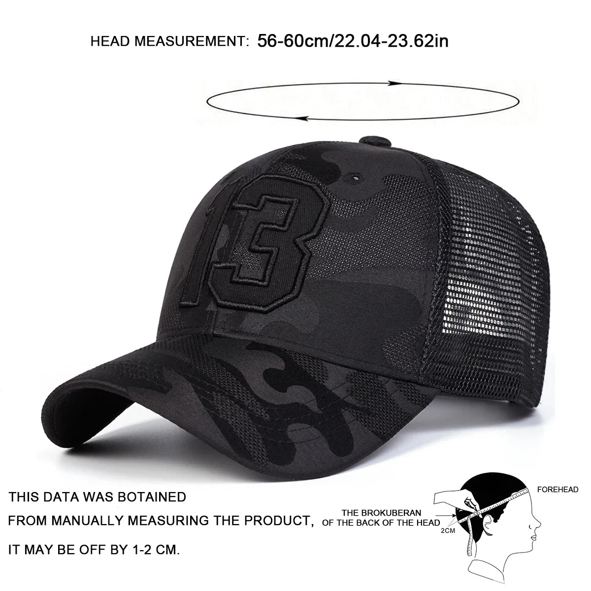 Unisex Letter Embroidery Baseball Net Caps Outdoor Adjustable Casual Hats Sunscreen Hat Sports Cap